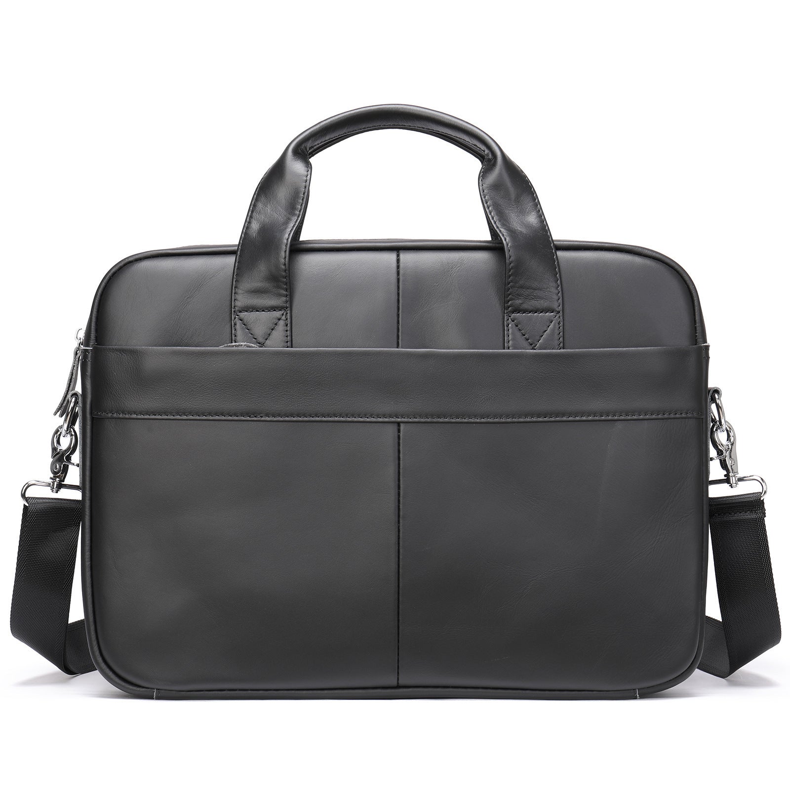 Men's Leather Vintage Casual Briefcase Handbag