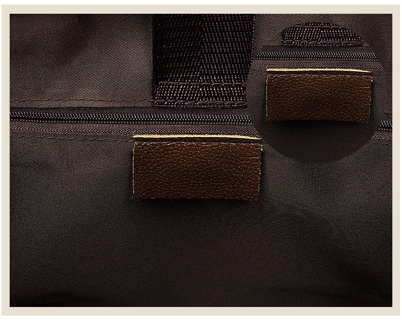 Men's Leather Vintage Casual Briefcase Handbag